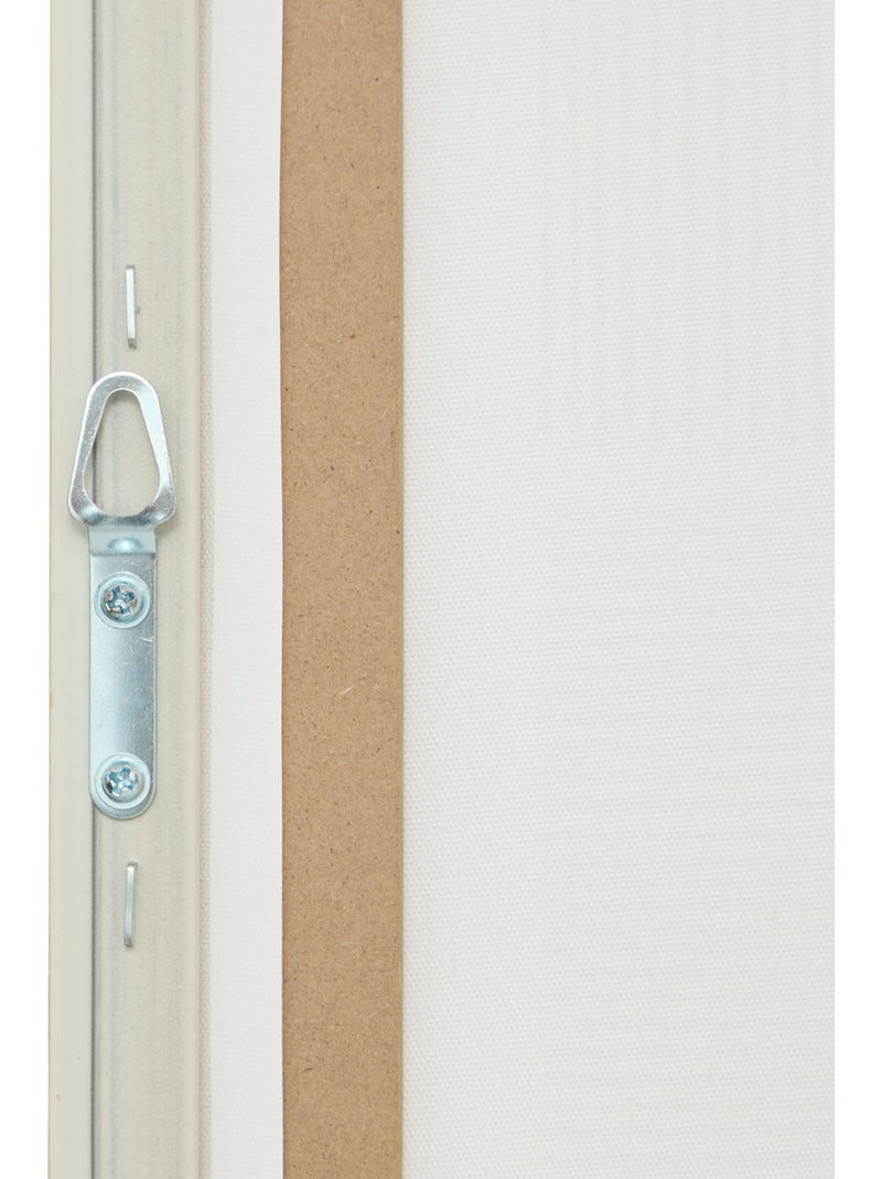 Toile imprimée encadrée motifs dorés idrissa Beige - Kiabi