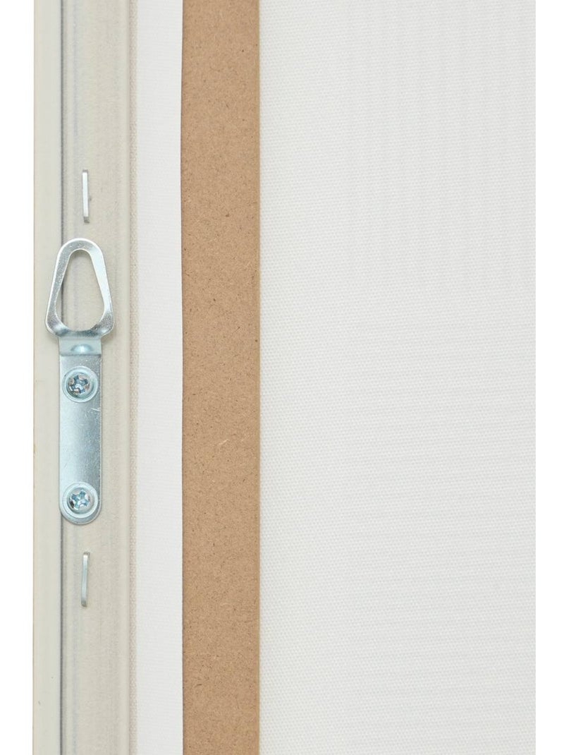 Toile imprimée encadrée motifs dorés idrissa Beige - Kiabi
