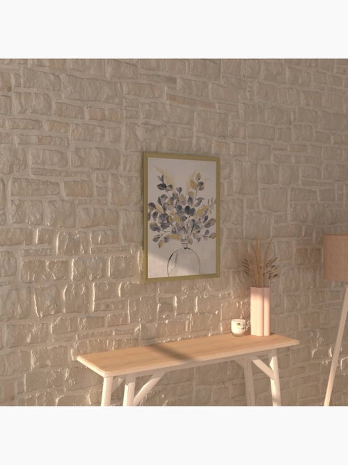 Toile imprimée FLEUR encadrée FLEURS - Kiabi