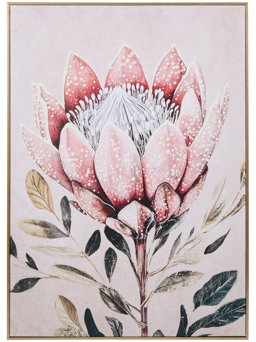 Toile imprimée fleur SHERY - Kiabi