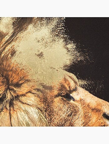 Toile imprimée LION