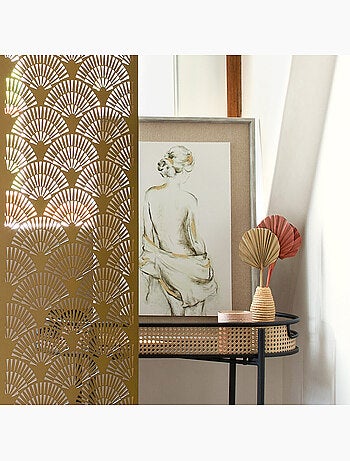 Toile imprimée portrait féminin NAKED