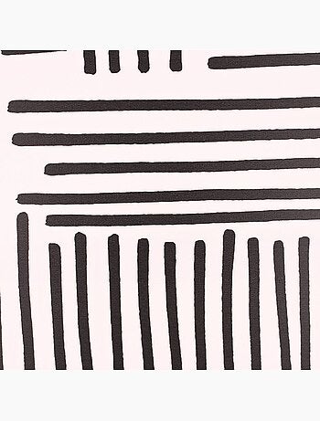 Toile motifs géométriques noirs et blancs 60x90cm