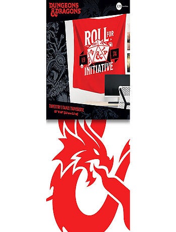 Toile murale - Dungeons & Dragons Roll for Initiative - 1974