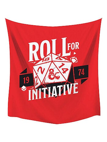 Toile murale - Dungeons & Dragons Roll for Initiative - 1974