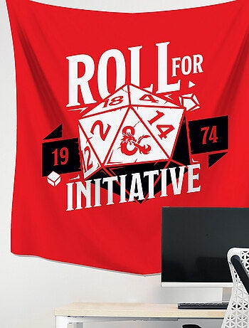 Toile murale - Dungeons & Dragons Roll for Initiative - 1974