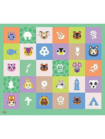 Toile murale Animal Crossing a accrocher - 130x160cm
