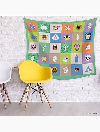 Toile murale Animal Crossing a accrocher - 130x160cm