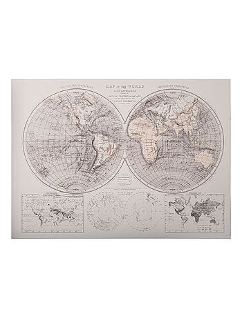 Toile murale impression Monde