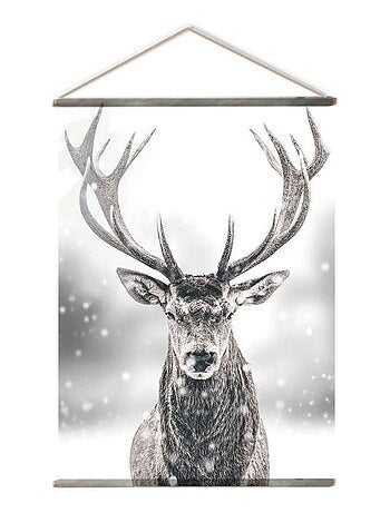 Toile murale imprimée cerf PANORAMA