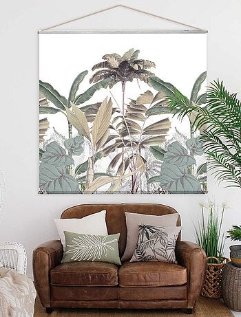 Toile murale imprimée jungle
