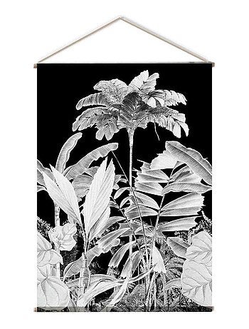 Toile murale imprimée palmier