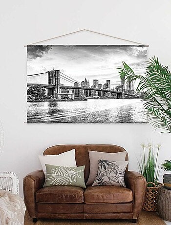 Toile murale imprimée ville