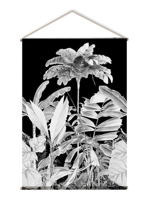 Toile murale rectangulaire imprimée palmier PANORAMA - Kiabi