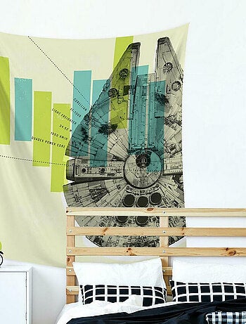 Toile Murale Star Wars Faucon Millenium