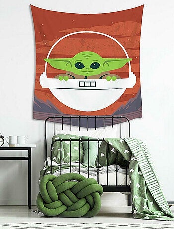 Toile Murale Star Wars Grogu Mandalorian