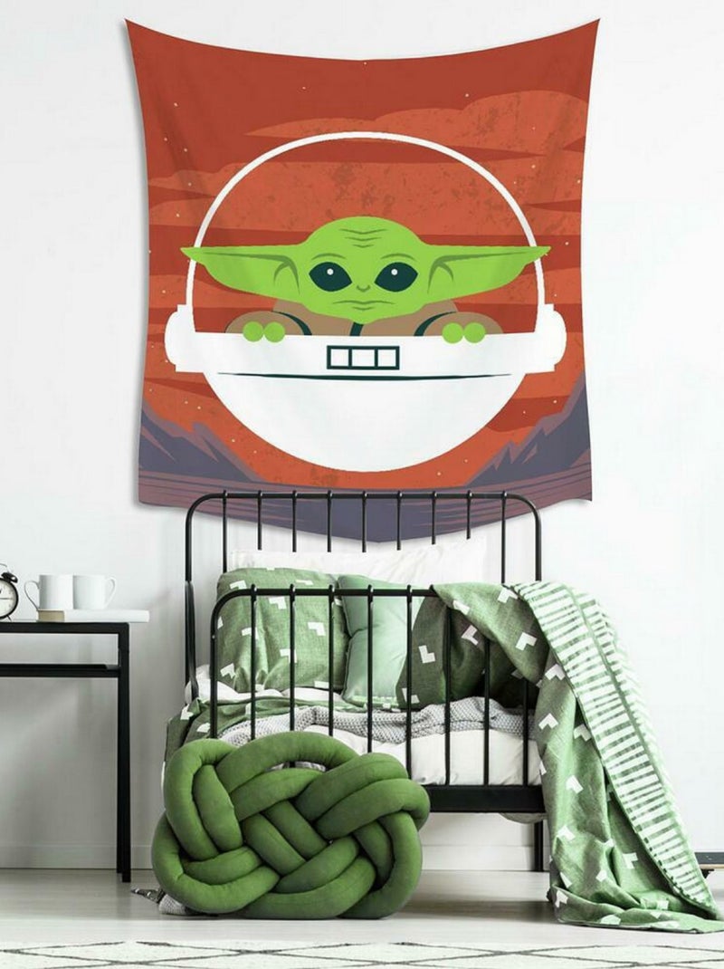 Toile Murale Star Wars Grogu Mandalorian Multicolore - Kiabi