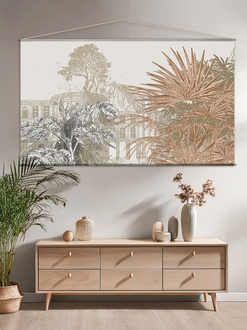 Toile murale végétale Beige - Kiabi