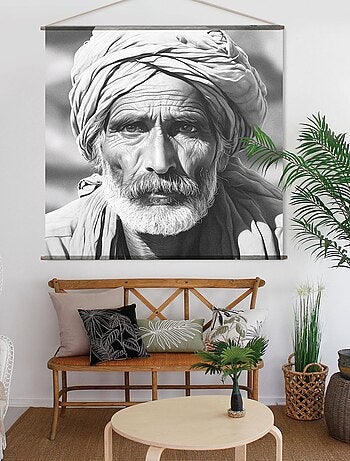 Toile murale VIEIL HOMME