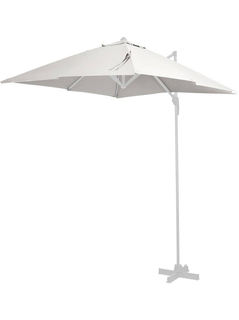 Toile parasol déporté Ecru - Kiabi