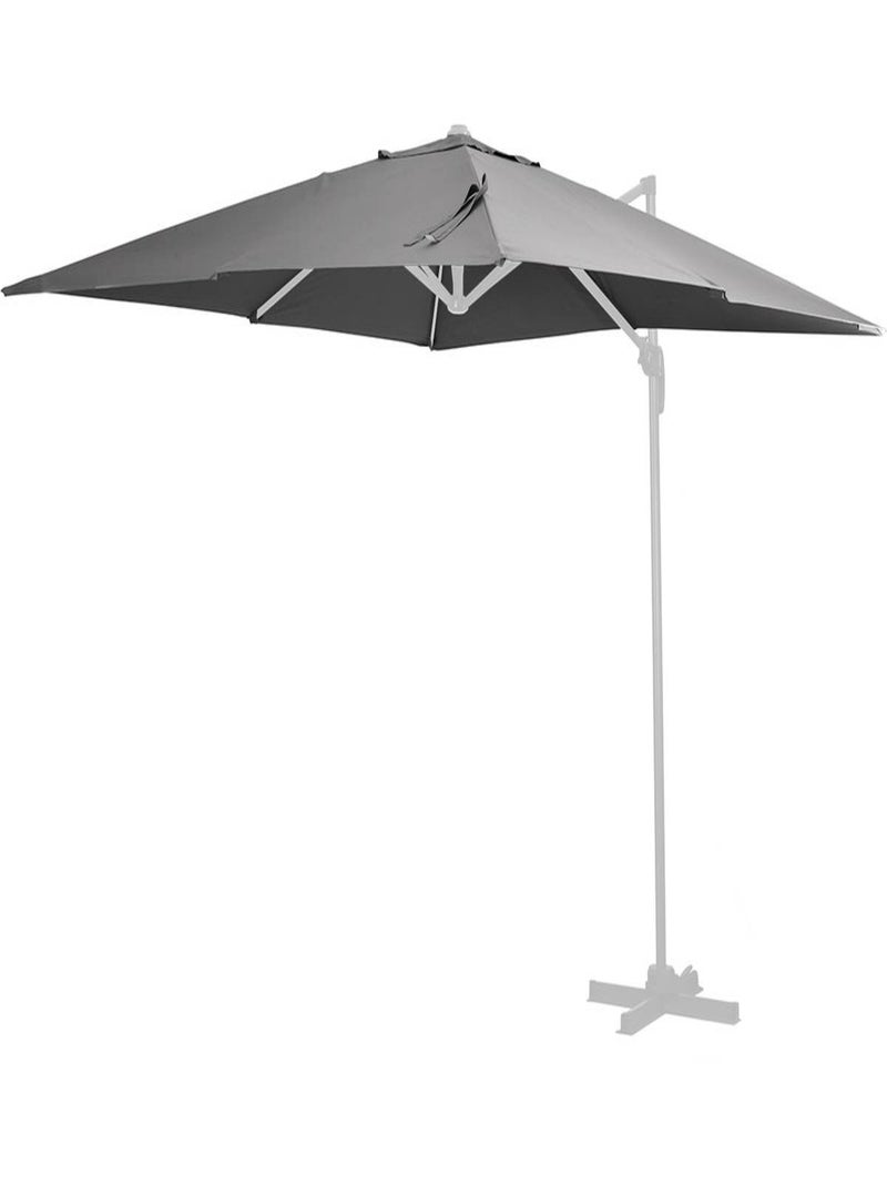Toile parasol déporté Gris - Kiabi