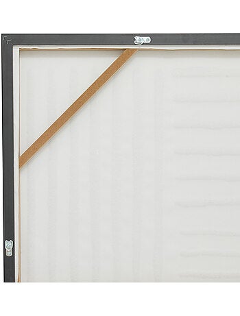 Toile peinte encadrée abstraite minimaliste ROSHAN