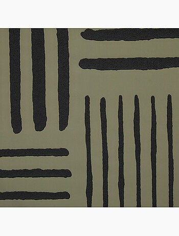 Toile peinte encadrée abstraite minimaliste ROSHAN