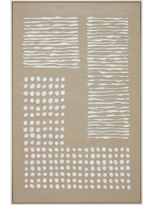 Toile peinte encadrée farhan - Kiabi