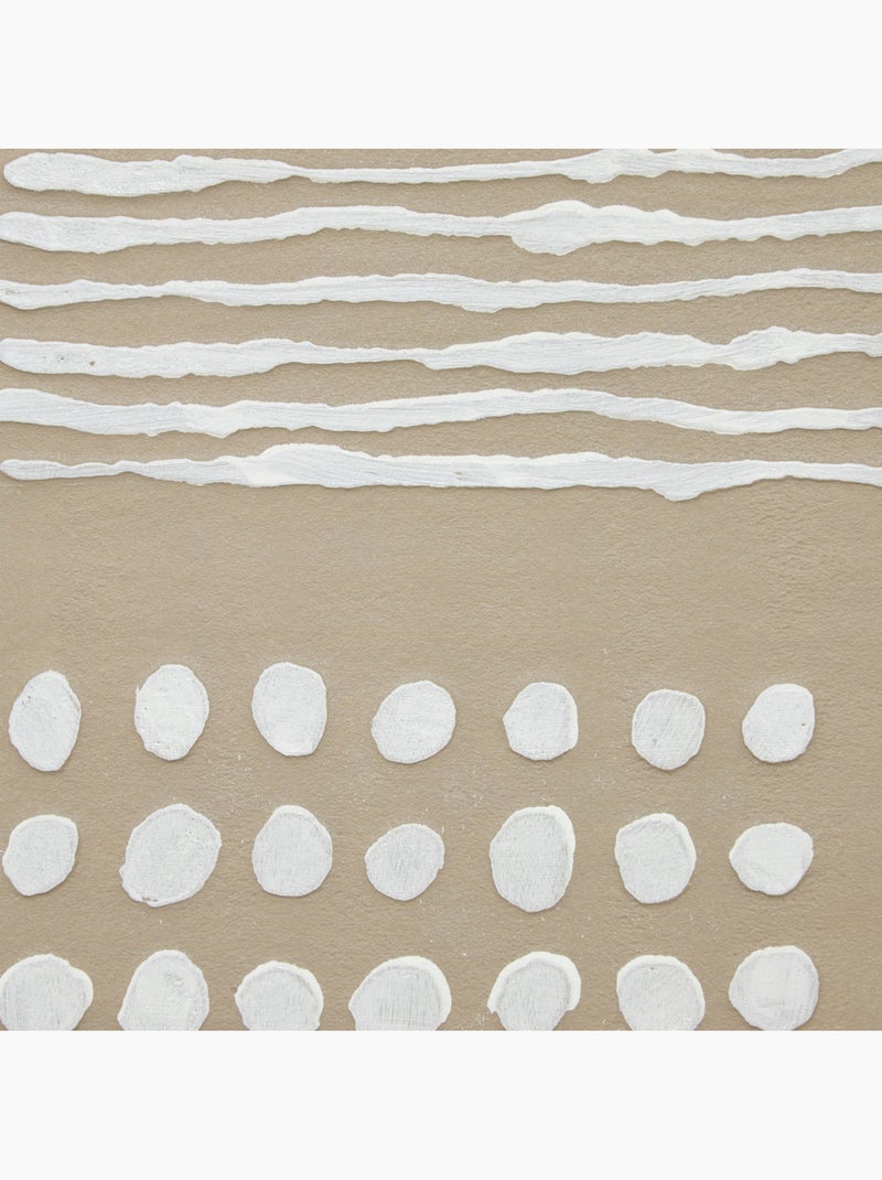 Toile peinte encadrée FARHAN Beige - Kiabi