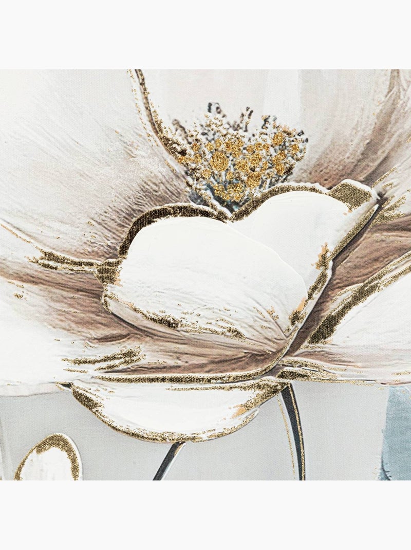 Toile peinte encadrée margaret Vert clair - Kiabi