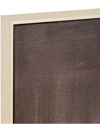 Toile peinte encadrée rectangulaire en pin ben