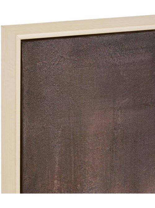 Toile peinte encadrée rectangulaire en pin BEN - Kiabi