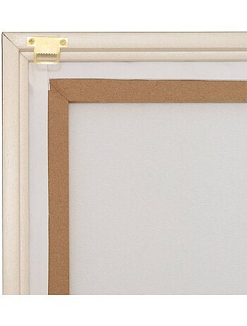 Toile peinte encadrée rectangulaire olly