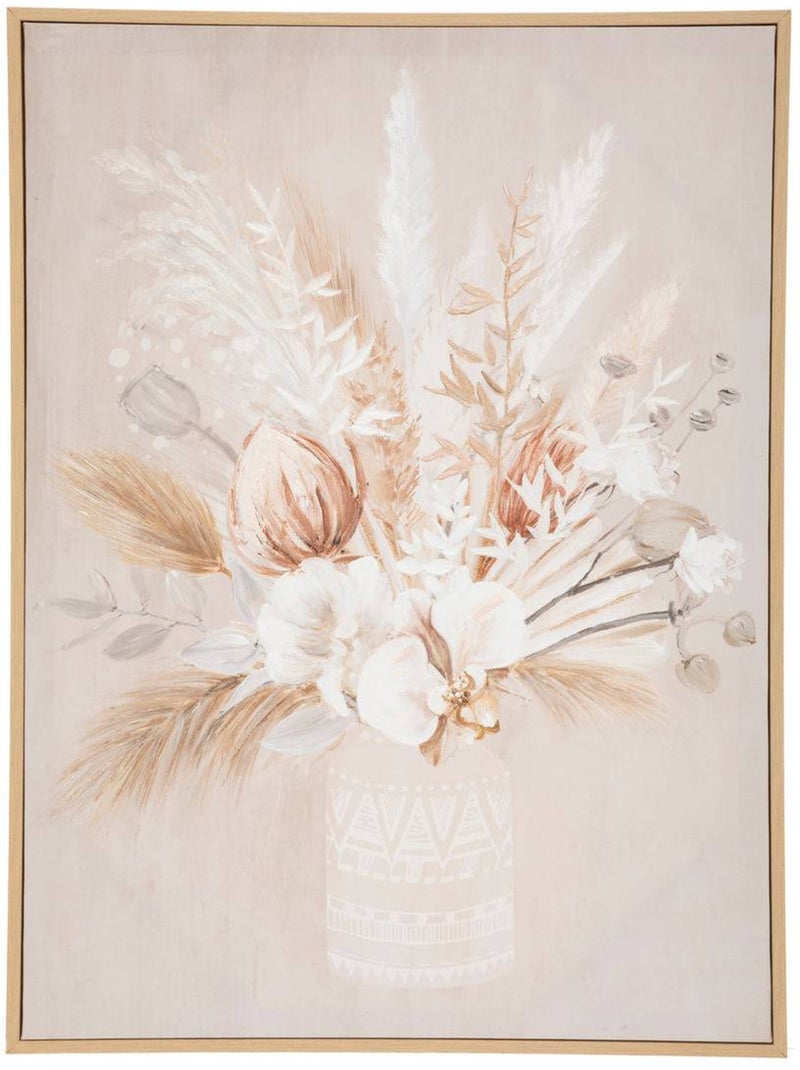 Toile "Tida" bois 50x70cm Blush - Kiabi