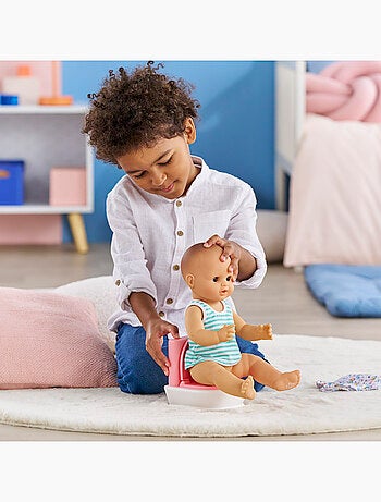 Toilettes interactives pour poupons 30 et 36 cm