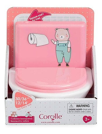 Toilettes interactives pour poupons 30 et 36 cm
