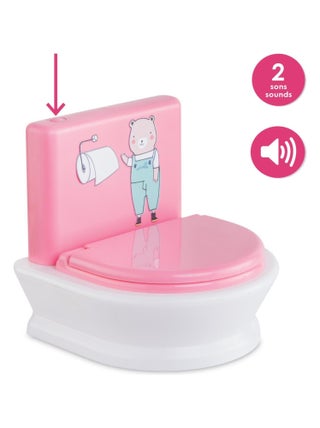 Toilettes interactives pour poupons 30 et 36 cm