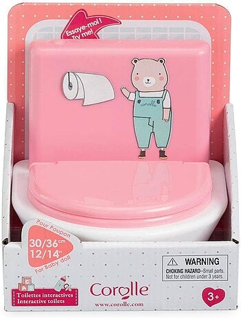 Toilettes interactives pour poupons 30 et 36 cm