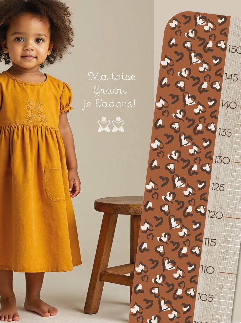 Toise Coeur Graou Sienne Multicolore - Kiabi