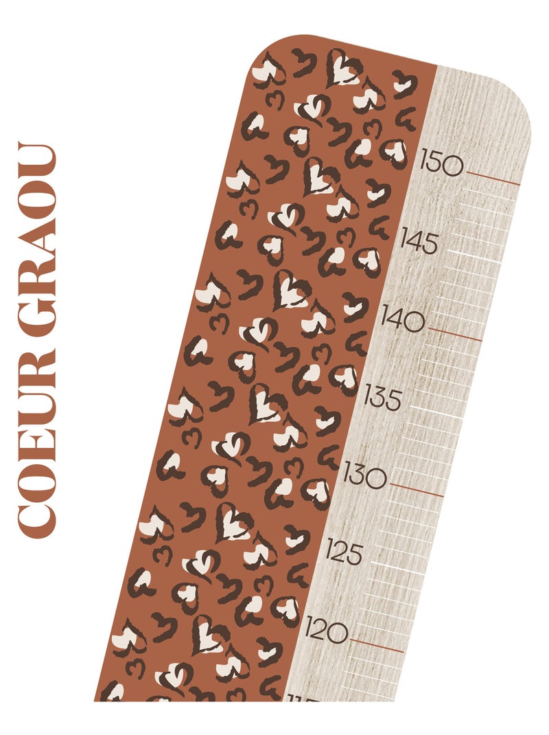 Toise Coeur Graou Sienne Multicolore - Kiabi