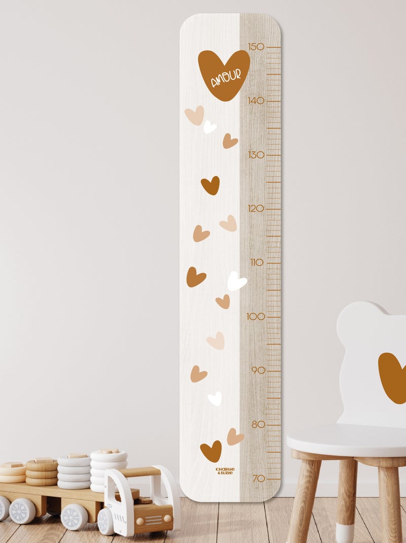 Toise en Bois Amour - Coeur crème Multicolore - Kiabi