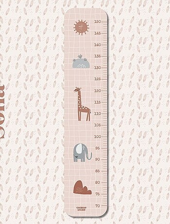 Toise en Bois Animaux Vichy Sofia