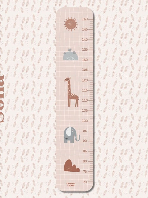 Toise en Bois Animaux Vichy Sofia - Kiabi