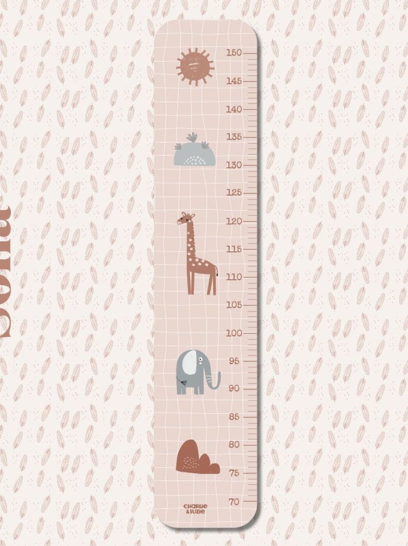 Toise en Bois Animaux Vichy Sofia Multicolore - Kiabi