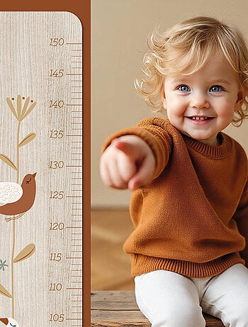 Toise en Bois Branche Oiseau Lili-Rose