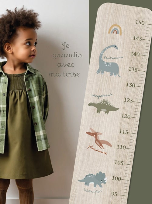 Toise en Bois Collection 5 Dinos - Kiabi