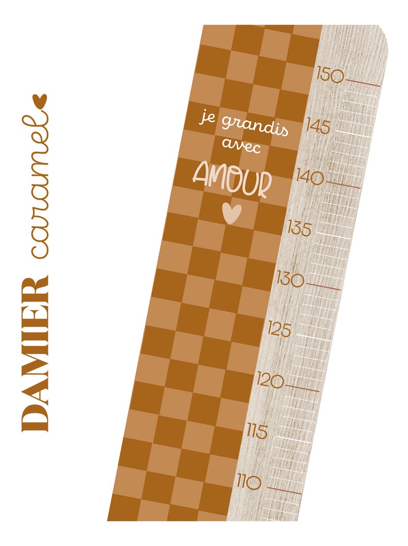 Toise en Bois Damier Multicolore - Kiabi
