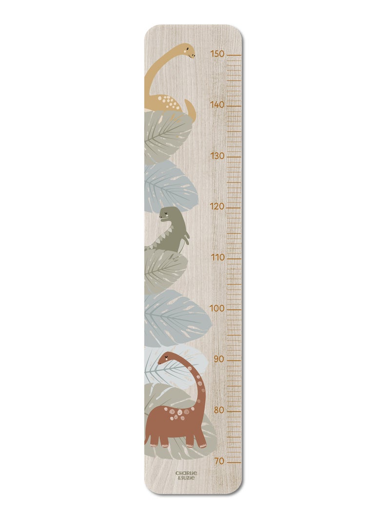Toise en Bois Dino Grande Feuilles Multicolore - Kiabi