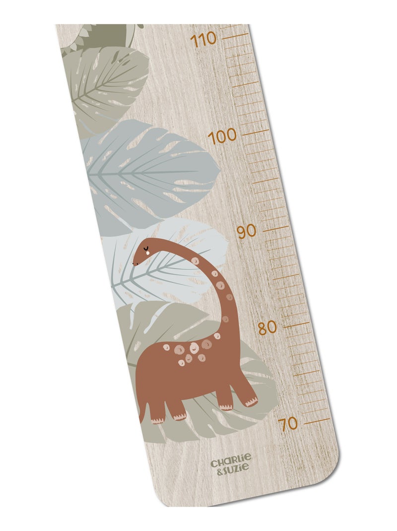 Toise en Bois Dino Grande Feuilles Multicolore - Kiabi