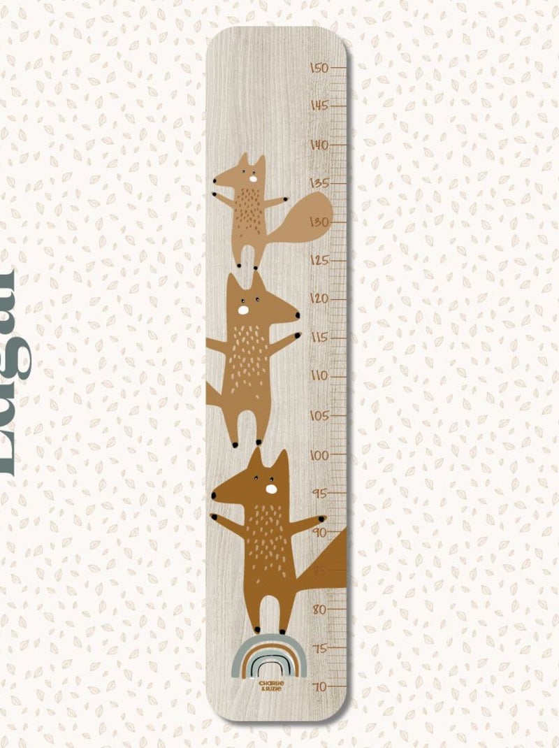 Toise en Bois Edgar le renard Marron - Kiabi